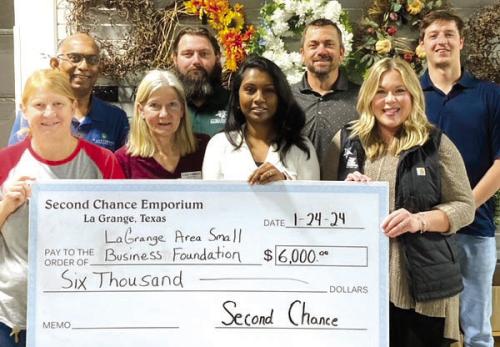 Second Chance Donates to Small Business Foundation