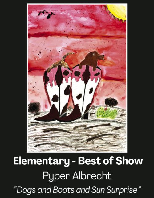Round Top-Carmine ISD Western Art Winners