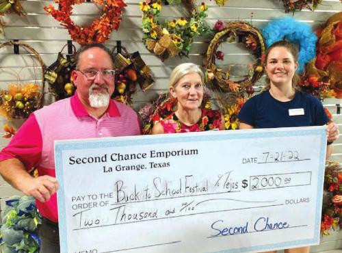 Second Chance Donates to Back to School Festival