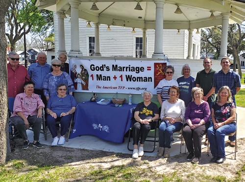 Public Square Rosary Held Recently In Fayetteville