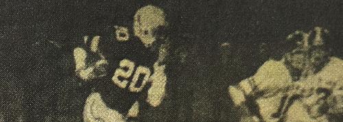 Johnnie Johnson (who went on to college and pro stardom) runs for a TD in the 1975 title game.