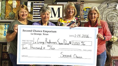Second Chance Donates to Square Dance Club