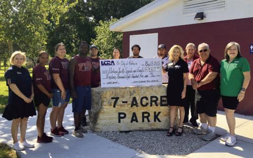 LCRA and the City of Flatonia Donate to Upgrade Sports Field