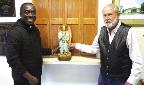 Fietsam Donates Special Angel to Hostyn