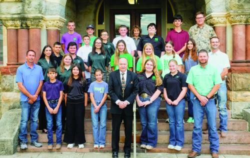 County Leaders Hear From Local 4-H Students