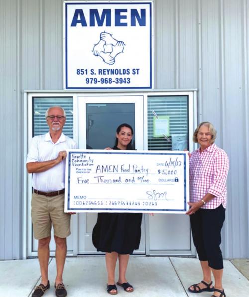 With Grocery Prices Skyrocketing, FCF Makes $5,000 Donation to the La Grange Food Pantry
