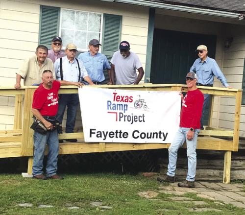 Texas Ramp Project Builds in Ellinger