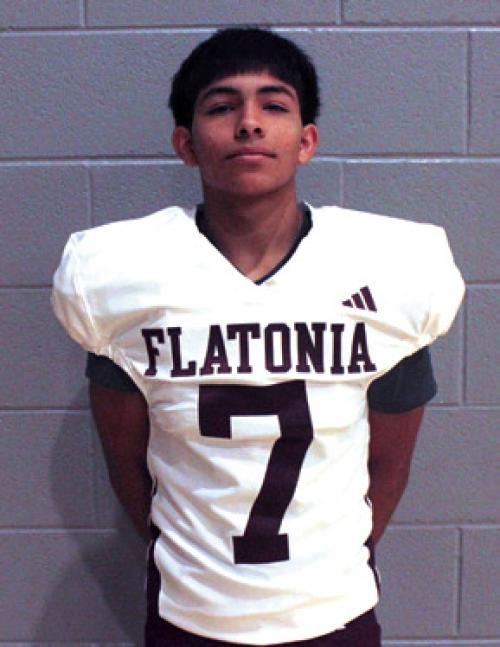 Flatonia’s Zayden Perez had two TDs Friday.