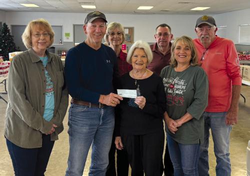 Cistern KJZT Family Life Makes Donation