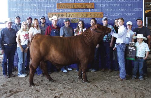 2023 Fayette Co. Jr. Livestock Show Reserve Champions