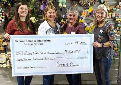 Second Chance Donates to Boys & Girls Club