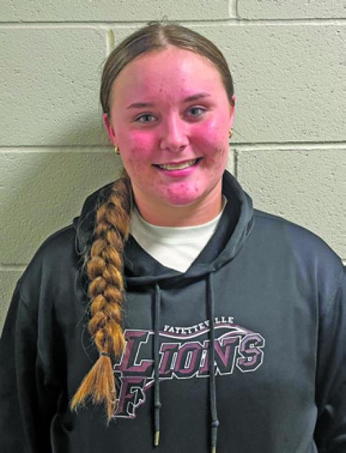 Fayetteville’s Paige Jurecka
