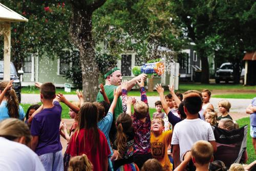 Bubbles and Fun at Library Event