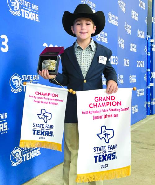 State Fair Public Speaking Champ