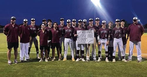 The Fayetteville baseball team after beating Knippa 19-2 Saturday in the regional semis.