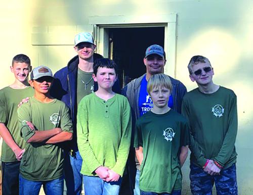 Scouts Clean Out the Old “Drunk Tank” for Exhibit