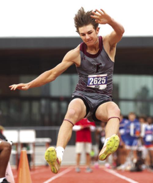 Jack Schley won regional titles in the long jump and triple jump. Record file photo