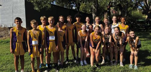 La Grange Middle Schoolers Run at Burton Meet