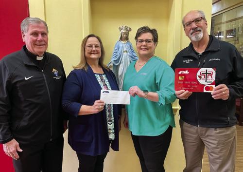 Fayette Savings Bank Donates to St. Rose Catholic School