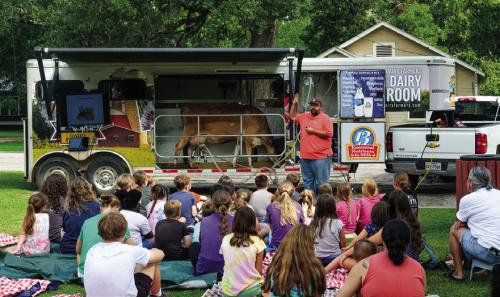 Mobile Dairy at Library
