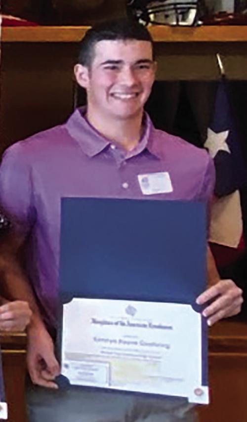 RT-C’s Kannyn Goehring Wins Good Citizen Award