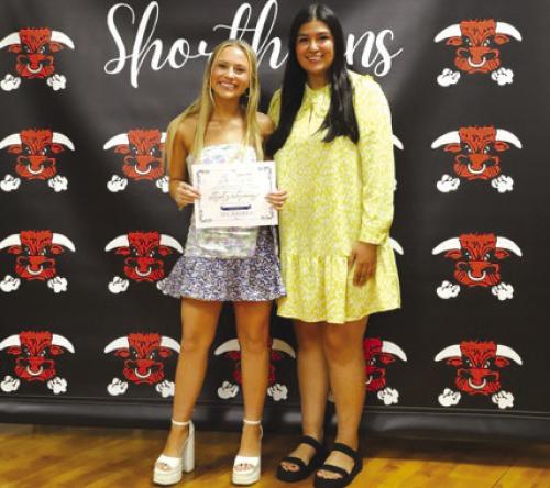 Annelyse Gallipp with Melanie Ramirez, Program Director.