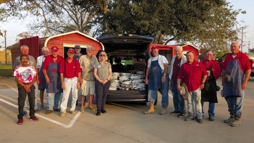 Holy Smokers Cook for Family Crisis Center
