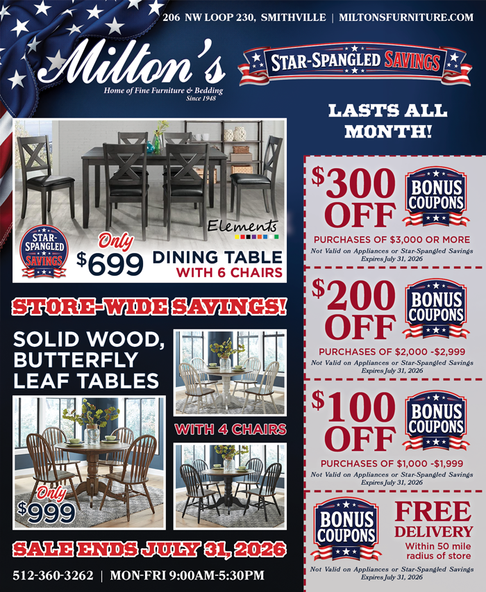 Milton's - Home of Fine Furniture & Bedding