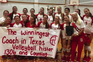 Bellville High’s Susan Brewer Becomes the Winningest Volleyball Coach in Texas History