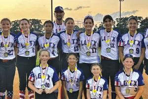 The La Grange Little League 12-under girls softball all-star team were the district runner-ups, finishing their long run through the tournament with a loss to Washington County Monday in the district title game. Players were Eliana Armstead, Avery Blaschke, Abbigale Eichler, Grace Embesi, Adalyn Emmel, Hailey Faldyn, Audelia Gutierrez, McKynzie Payne, Harper Pittman, Kimberlynn Sheppard, MaKayden Smidovec and Devyn York. Manager was Joey Smidovec.