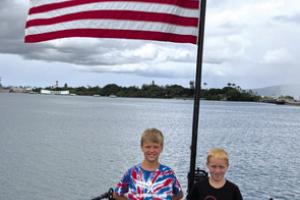 Lehmann Family Marks Flag Day with Historic Journey Through Pearl Harbor