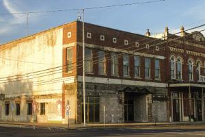 City employees moved from the building in 2024 after structural issues were discovered following some heavy rain events. It has since been stripped of its modern facade.
