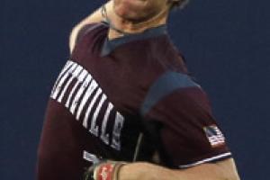 Jack Schley was the starting pitcher for Fayettville Saturday. Photo by Ken Sury