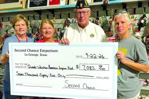 Second Chance Donates to Quade Werchan