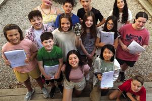 The second session of Camp Shakespeare kiddos.