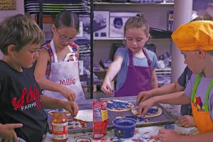 Patriotism Extends to Kids Cooking Class