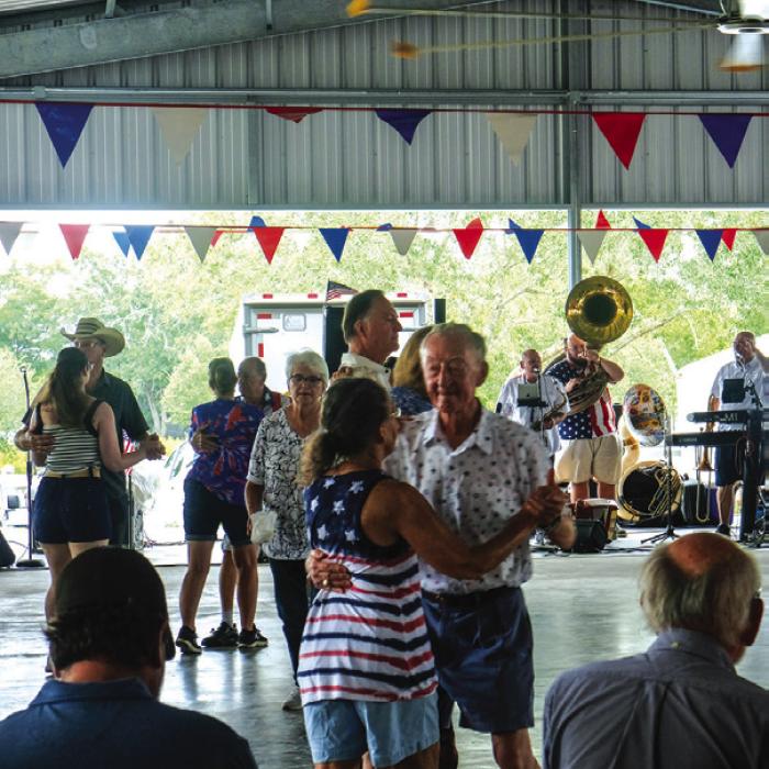 A scene from the dancefloor at St. John.