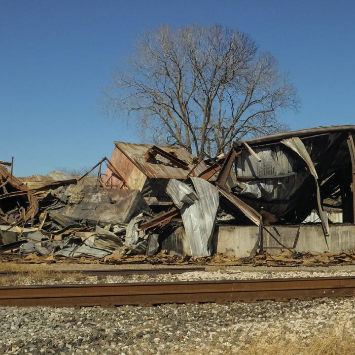 Fire Destroys Old LG Plastics Warehouse