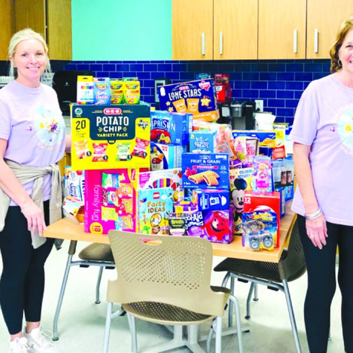 Presley’s Power was able to make a very generous donation of snacks, arts and crafts supplies and blankets to Dell Children’s Hospital. Many thanks to Round Top-Carmine FFA and Sacred Heart Catholic School. Pictured are Dell employees along with Marlana Wessels and Jackie Wessels.
