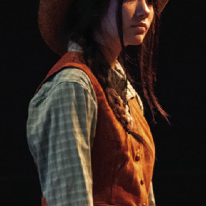 Bianca Carillo not only starred in, but did artwork, music and makeup for the show.