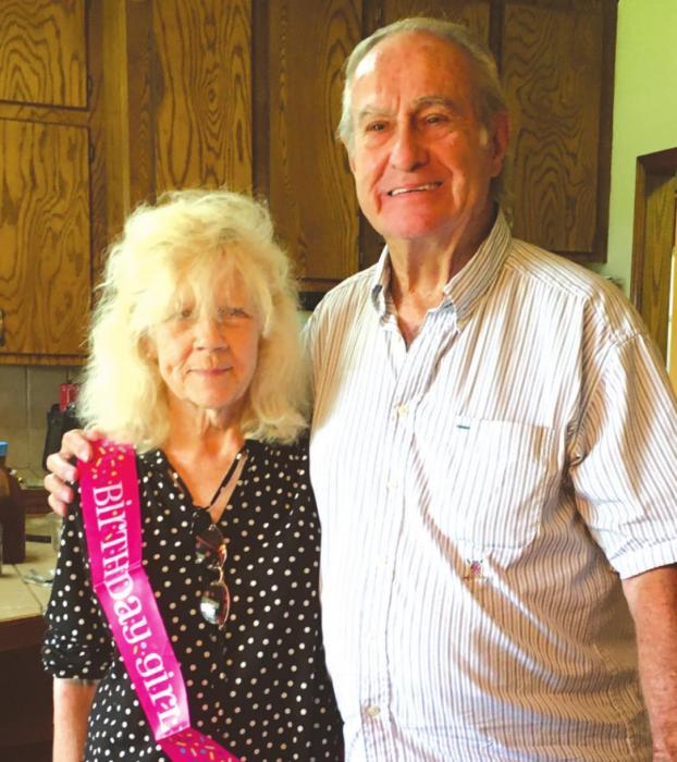 Joy and Mike Hostetter celebrated Joy’s 80th birthday.