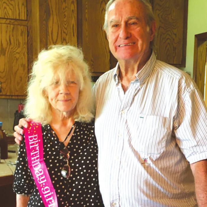 Joy and Mike Hostetter celebrated Joy’s 80th birthday.