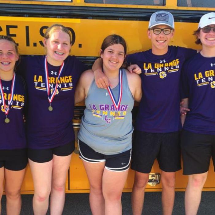 La Grange Grabs Titles At District Tennis Meet