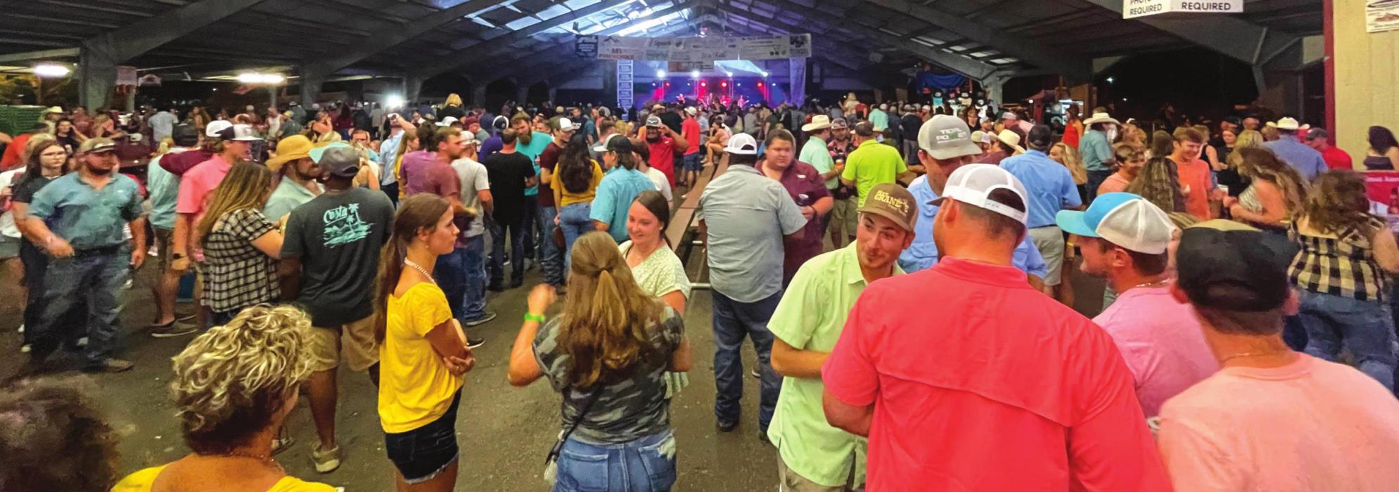 The band “Little Texas” and country music up-and-comer Kolby Cooper performed Friday night before a well-attended crowd at the Schulenburg Festival. Photos by Andy Behlen