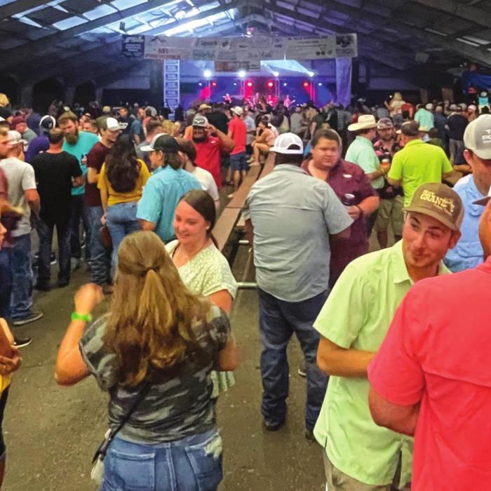 The band “Little Texas” and country music up-and-comer Kolby Cooper performed Friday night before a well-attended crowd at the Schulenburg Festival. Photos by Andy Behlen