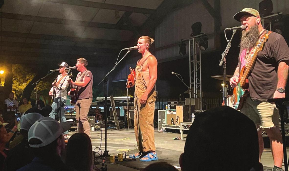 Shane Smith and the Saints performed Saturday night at the Festival.