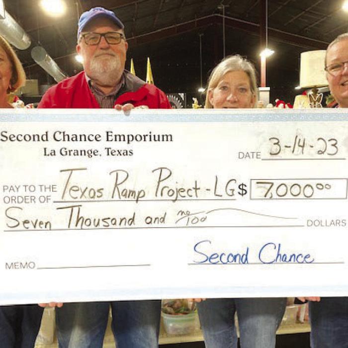 Non-Profits Receive Second Chance Donation