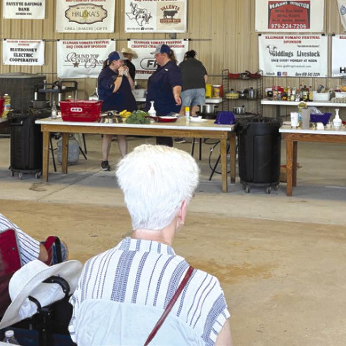 The chopped challenge was well attended at the Ellinger Chamber of Commerce hall on Saturday evening for the annual Tomato Festival. The weekend was successful and all enjoyed the festivities.