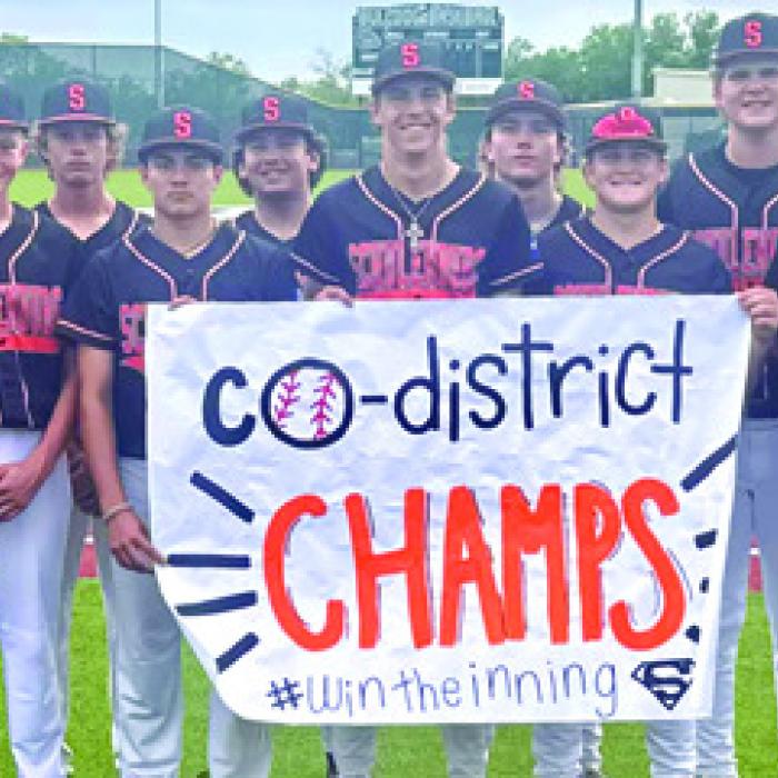 Schulenburg was 29-2A Baseball Co-District champs with Shiner.
