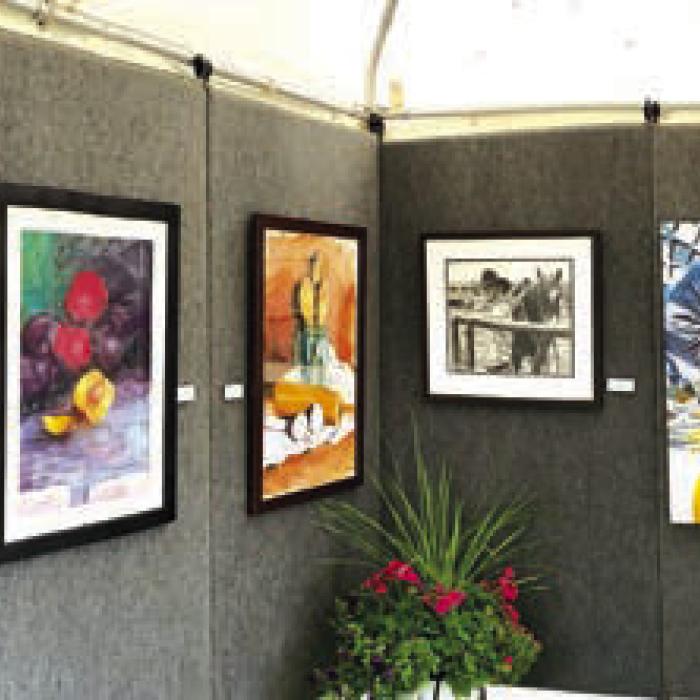 Allyson Hoffmann’s paintings and drawings.